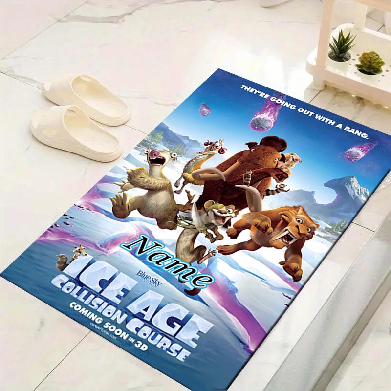 Custom 1Pc Ice Age Collision Course Rug Office Carpet Indoor Outdoor Entrance Doormat Nonslip Soft And Comfortable Living Room D91679