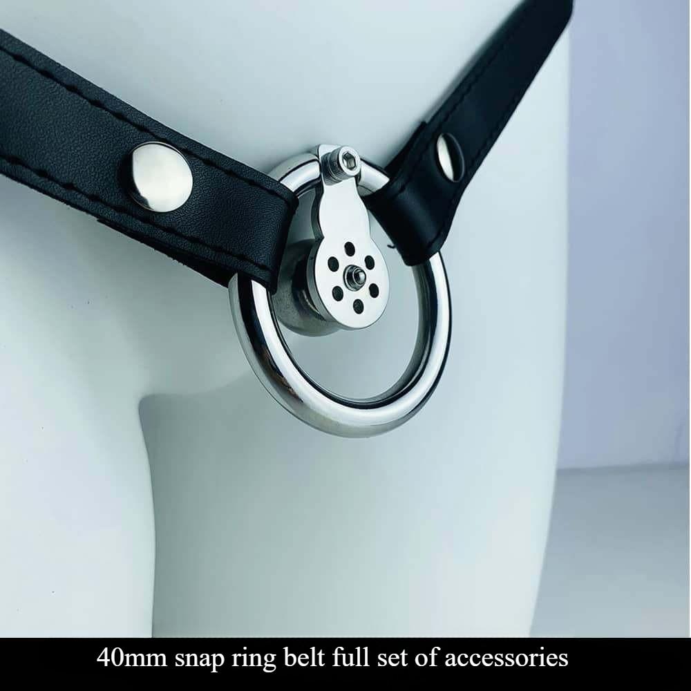 FRRK Wearable version with belt, solid massage steel ball, detachable chastity device, male negative chastity lock BDSM