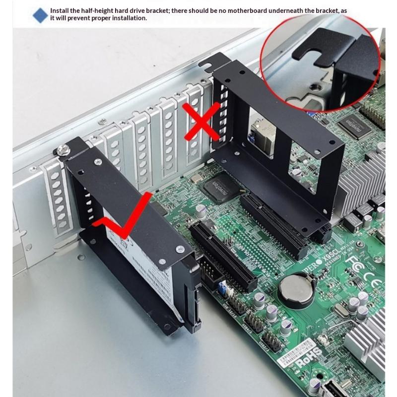 Корпус Компьютера Настольный SSD HDD Универсальный Отсек для Жесткого Диска PCI Слот Расширения Подходит Для 2,5-Дюймовых/3,5-Дюймовых Жестких Дисков