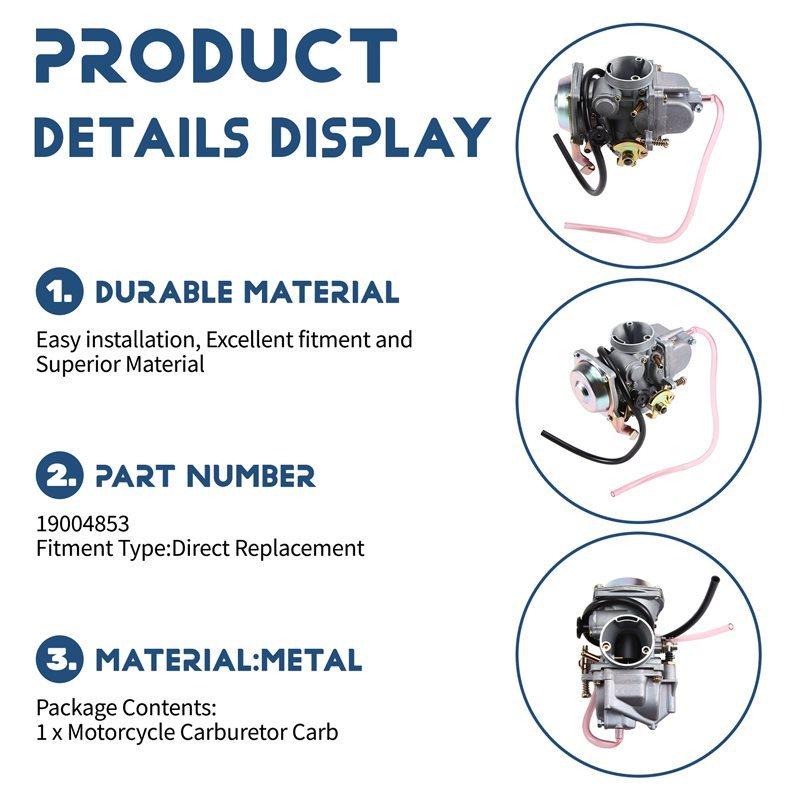 Motorcycle Carburetor Manual Carb 19004853 For GN250 GN300 DR250 Benelli Tornado 250 Roketa JS400-7 Hensim HS400