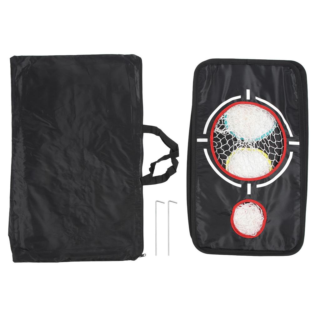 Сетка для чиппинга в гольфе Двусторонняя Легкая Складная Сетка-мишень для гольфа для Практики Точности и Свинга