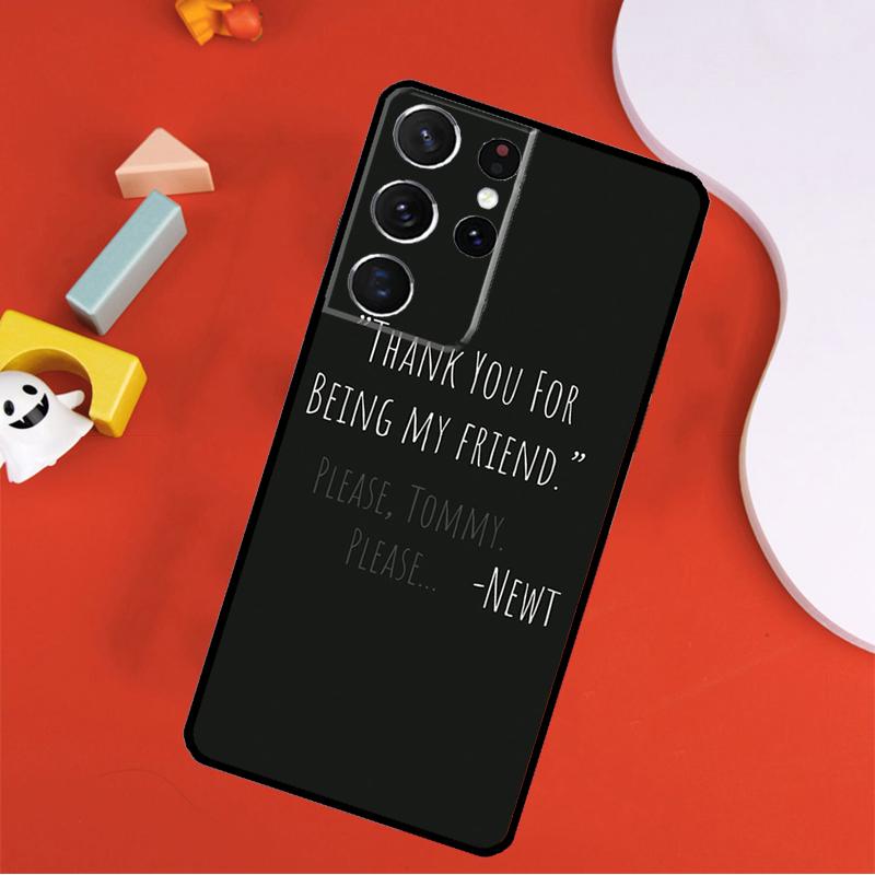 Чехол для телефона 'Бегущий в лабиринте' Цитаты Для Samsung Galaxy S25 Ultra S24 Ultra S9 S10 S20 S21 S22 S23 Plus S24 FE Чехол