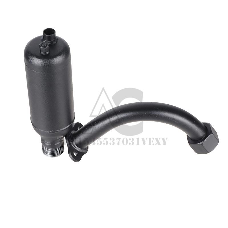 New muffler exhaust pipe for 49cc 60cc 66cc 80cc 100cc 2 stroke electric bike motorcycle exhaust pipe muffler