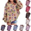 Sweatshirts For Teen Girls Hoodies Long Sleeve Drawstring Pullover Cute Printed Hoodie Top