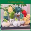 Adorable Plush Vegetable Keychain Plush Toy Featuring Cute Garlic Onion And Pepper Designs