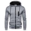 Men's Jackets Fashion Hoodies Long Sleeve Zipper Hoodie Hooded Fleece Sweatshirts Casual Sports Men Clothing