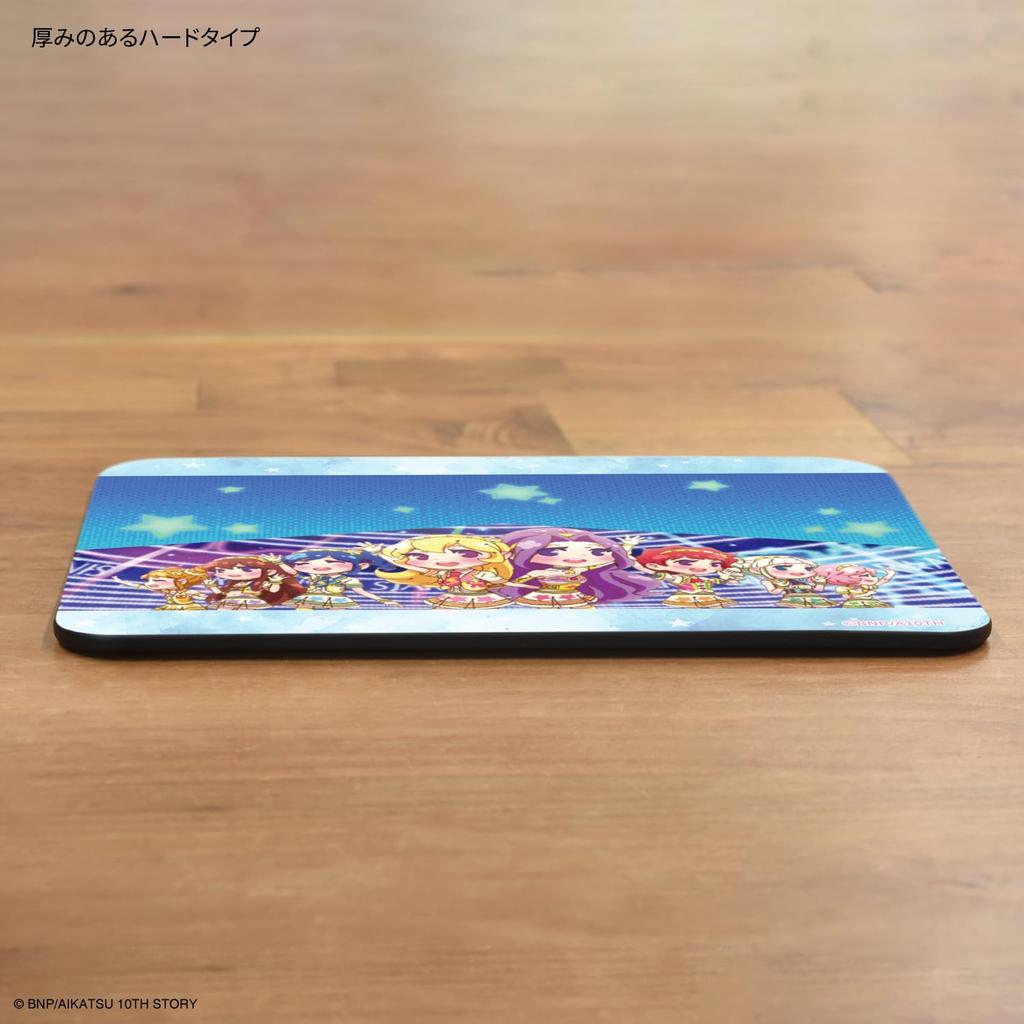 Gourmandise Коллекционный коврик для мыши Коврик для мыши A Aikatsu! Забавный/Хитори/Кирари BAK-04E