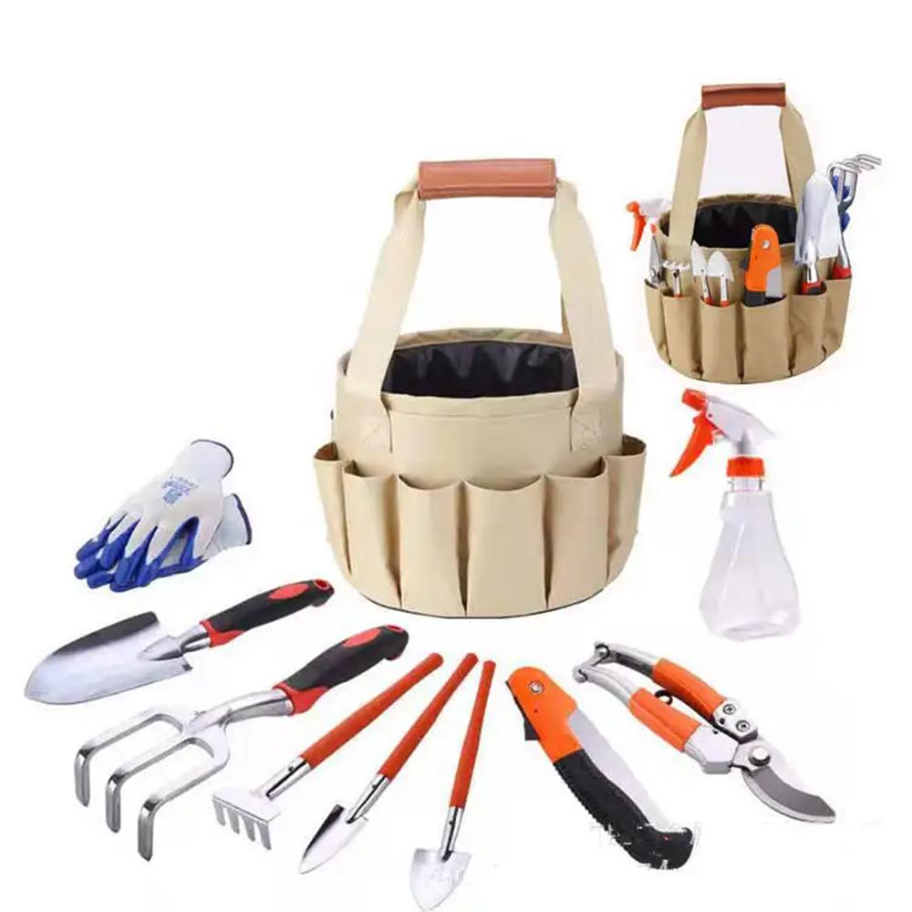 Gardening Tool Set for Digging Planting Pruning Gardening Kit with Durable Bag Gloves Gift Box Ideal Garden Gifts -001