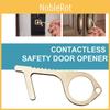 Портативный бесконтактный безопасный открыватель двери Золотой сплав Ключ для бесконтактного удобства