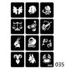 Drawing Temporary Girl Hand Art Paste New Body Stencil Template Hollow Henna Tattoo 40 Style