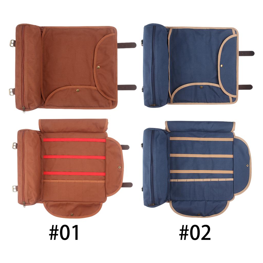 Travel Bartender Bag (Without Tools) Portable Bar Canvas Tool Bag for Carrying Cocktail Shaker Set for Indoor Outdoor