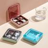 Travel Pill Box Portable Medicine Container Daily Pill Storage Case Small Sealing Medicine Organizer with Compartment Convenient