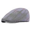 Plaid Beret Men's Cap Summer Sun Hat Men's Flat Cap Beret Men