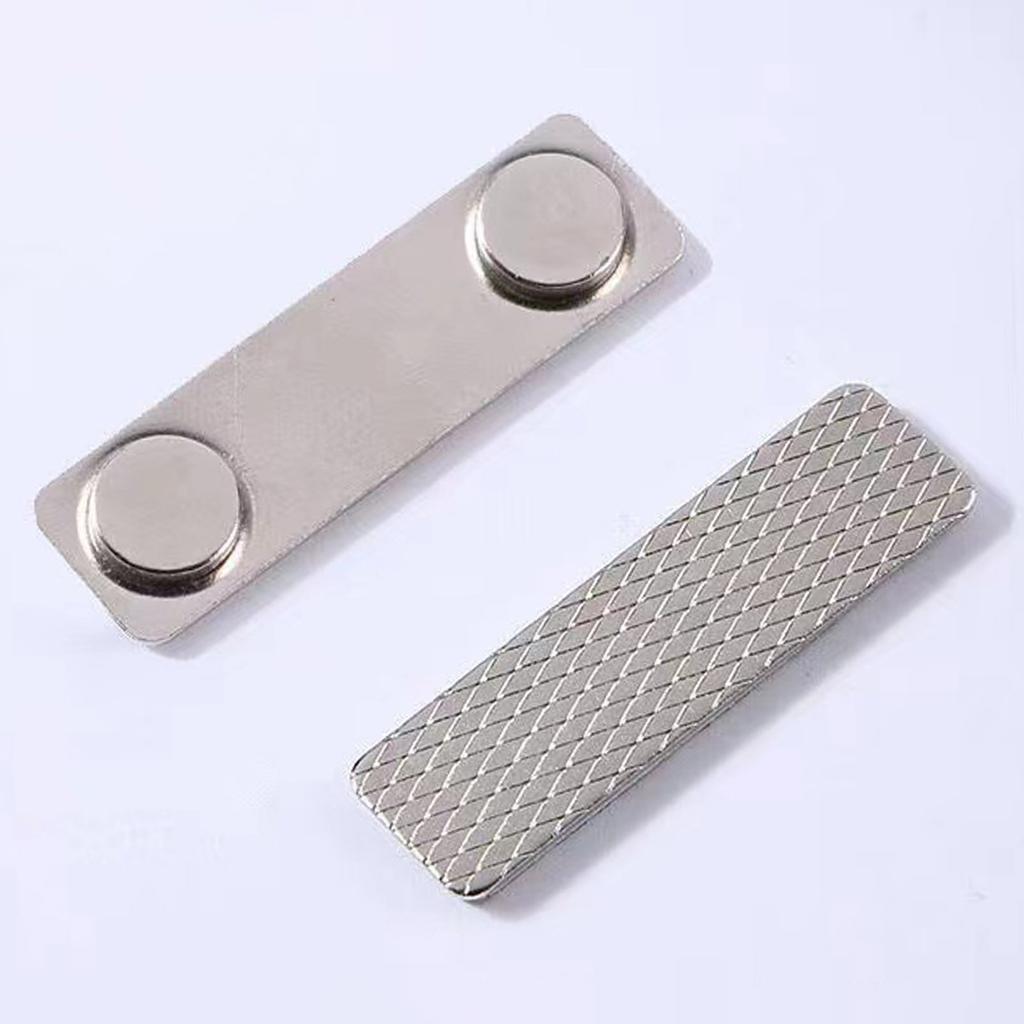 Magnetic Badge Clasps Magnetic Clips for Name Tags ID Cards and Work Pins Secure Fastener for Office School or Events