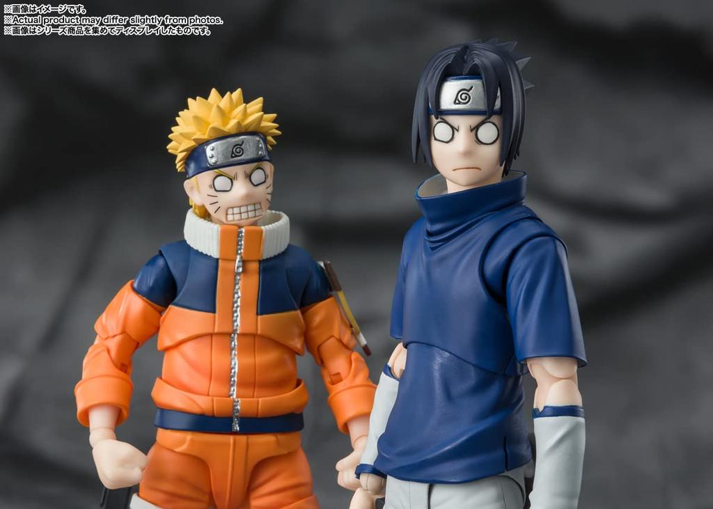 TAMASHII NATIONS NARUTO Учиха Саске Гениальный ниндзя с кровью Учиха 135 мм АБС ПВХ Раскрашенная Подвижная Фигурка BAS64937 S.H.Figuarts - - Прибл. &