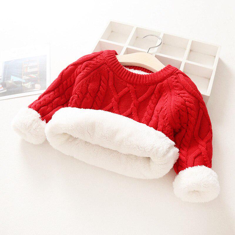 YUBAOBEI Baby Winter Children Toddler Sweater Thick Warm Baby Boy Girls Sweater Winter Knitwear Pullo