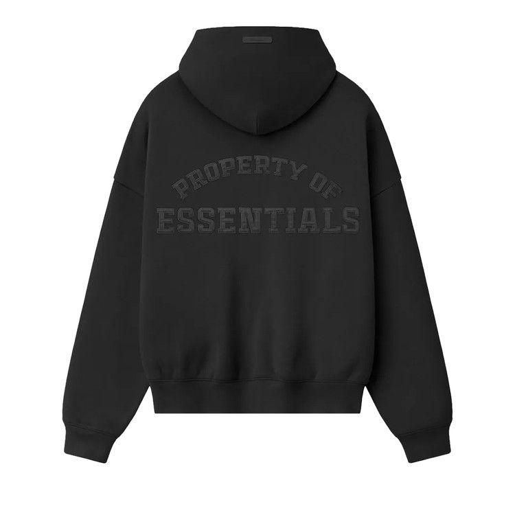Men's Hoodie Fear of God Essentials Property Lounge Half Zip Hoodie 'Black'