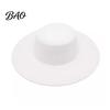 Luxury Aesthetic Head Accessory Flat Top Fedora Hat, Wool Blend Derby Cap, Retro Jazz Chic Vacation Travel Hat Wide Brim Felt for Women, Events