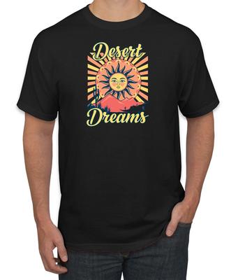 Desert Dreams Sunset Nature Men T- Shirt