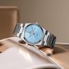 Gohuos 8807 Men's Luxury Fashion Watch Luminous Quartz Waterproof Wristwatch with Stainless Steel Band Alloy Case Business Clock