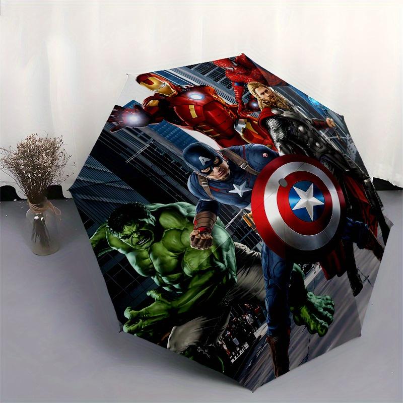 Disney Avengers,Superheroes,Comics High-Quality Umbrella, Eight-Rib Folding Design, Automatic Opening and Closing, Small, Stylish and Practi