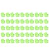 50PCS Treble Hook Protective Casing Polyethylene Safety Cover Fluorescent Green Bonnets