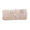 Muslin fitted sheet for crib 100*50 (vanilla beige)