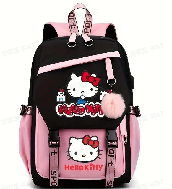 School Bag Yugui Dog Backpack, Primary And Secondary School Girls, Large Capacity Polyester Backpack, Travel Bag, Computer Bag
