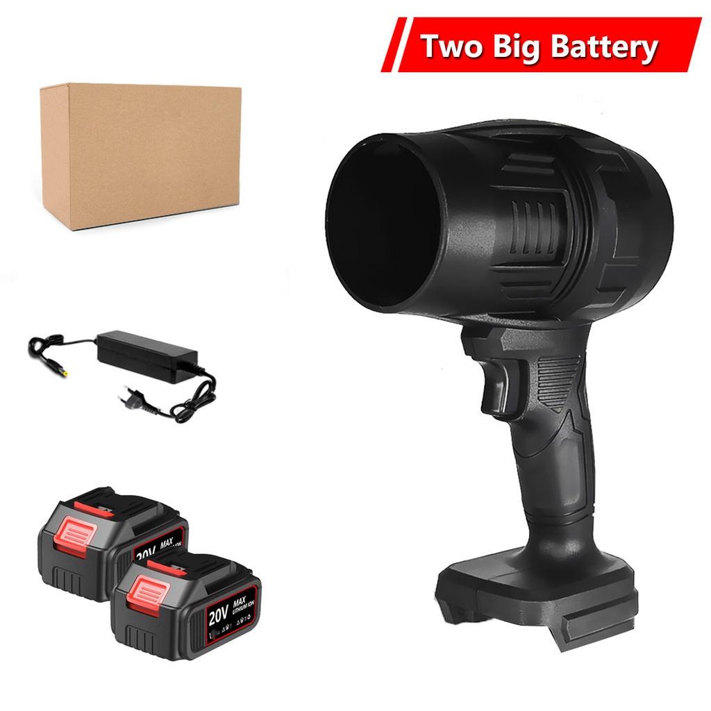 Беспроводной мощный турбовентилятор, портативный фен, бытовой мини-ручной воздуходув, черный