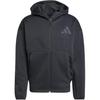 adidas Спортивная одежда ZNE. Черная куртка-толстовка на молнии с капюшоном JE7538