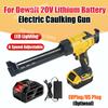 Для аккумулятора Dewalt 20V Беспроводной пистолет для герметика 6 регулируемых скоростей Беспроводной электрический пистолет для стекла и силикона со светодиодной подсветкой и аккумулятором