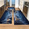1Pcs Anti Fatigue Kitchen Rugs,Christmas Print Waterproof Non-Slip Thick Cushioned Kitchen Mat Heavy Duty Comfort Standing Mat for Kitchen