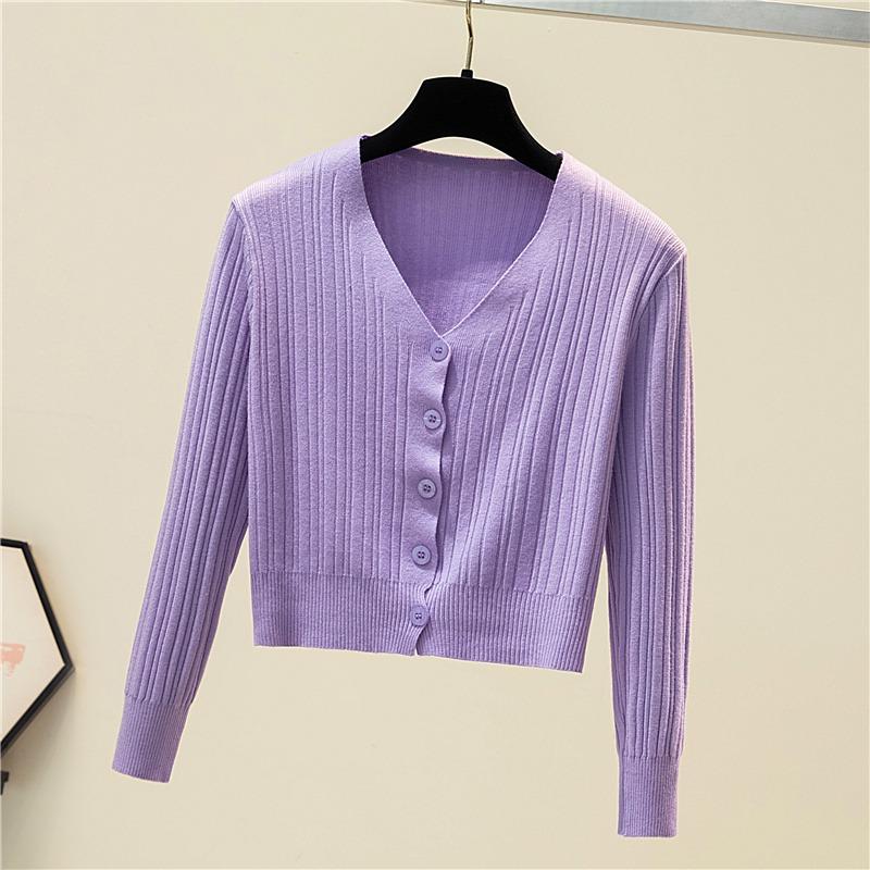 Осенний облегающий повседневный вязаный кардиган для женщин с длинным рукавом, верхняя одежда, элегантный свитер, куртка для женщин, зимняя мода, теплый трикотаж, кардиганы 24745