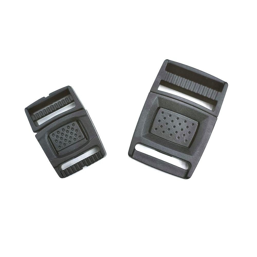 10pcs Black&White Curved Buckle Lock Plastic Safety Buckles New Travel Bag Buckles  Outdoor Tool