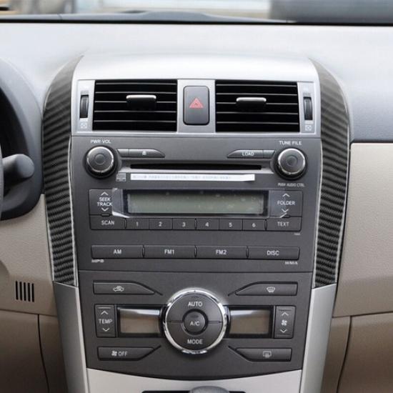 Накладка на боковую часть центральной консоли из углеродного волокна для Toyota Corolla 2006-2012