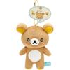 San-X Rilakkuma "Minna De Manpuku Makumaku" Hanging Stuffed Toy Rilakkuma MO65401 Size: H13.5 X W10.5 X D6cm