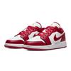 Кроссовки Air Jordan 1 Low GS Cardinal Red Kids Noble-Red White University-Gold 553560-607
