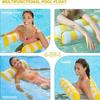 Foldable Water Hammock Summer Inflatable Floating Striped For Adult Swimming Mattress Sea Swim Ring Party Sunbathing Mattress