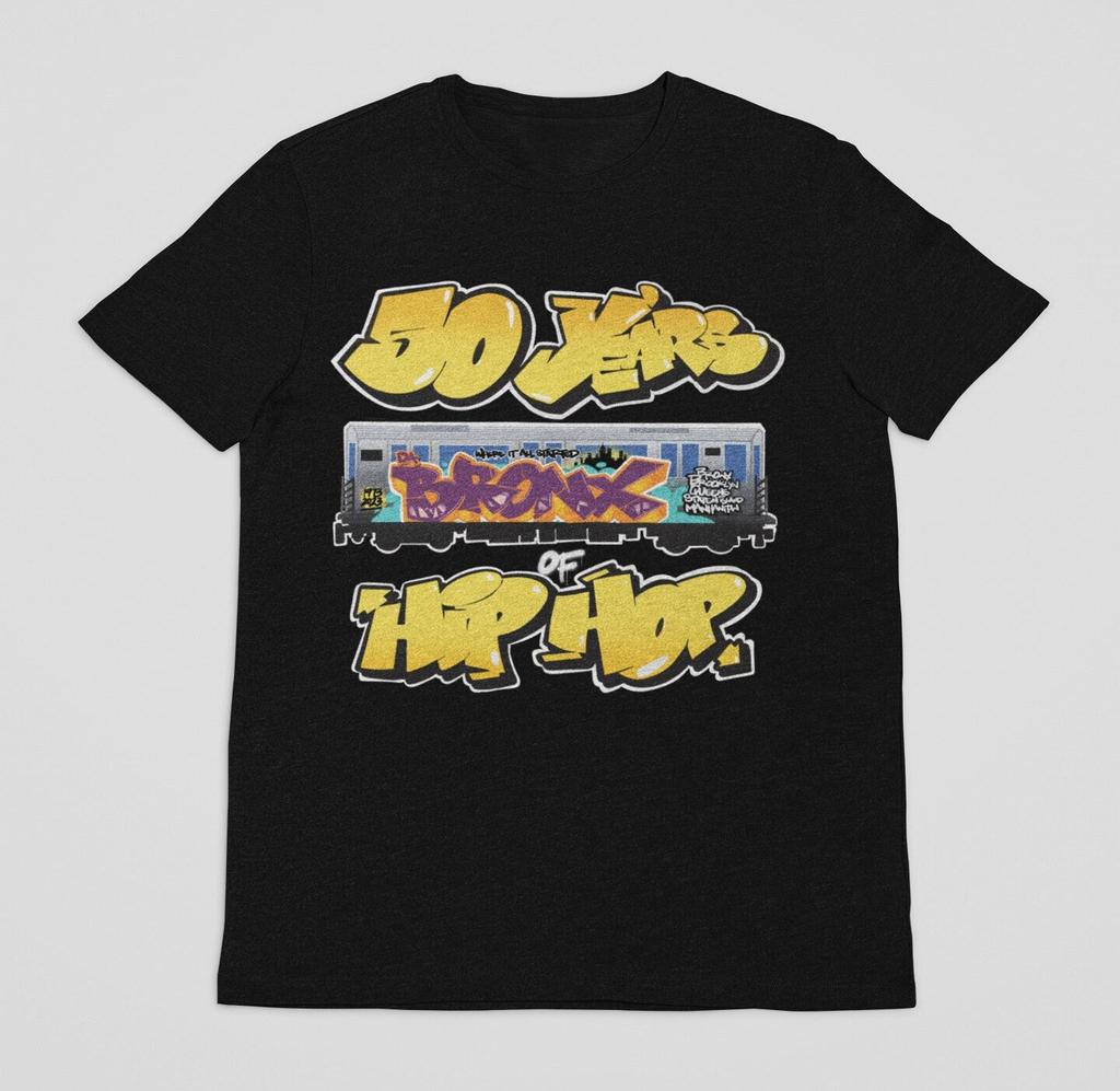 2025 Summer 50 Years of Hip Hop T-shirt, 1973-2023, Hip Hop Anniversary, Hip Hop 50, Graffiti, Hip Hop T-shirt, Gift, Unisex Tee