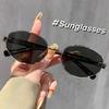 Солнцезащитные очки в ретро-овальной оправе, персонализированные модные мужские и женские очки для вождения, свиданий, вечеринок, нейлоновые линзы, солнцезащитные очки