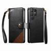 Кошелек-чехол для Samsung Galaxy S26/S25 Edge/S24/S23/S22 Ultra, с блокировкой RFID, 3 слота для карт, противоударная крышка с ремешком на запястье