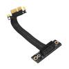 Fast Speed PCIE3.0 1x Extension Cable Supporting Full Bandwidth Data Transfer for Graphics Networking and Sound Cards