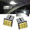 Лампа указателя поворота, подсветка номерного знака автомобиля, клиновидная белая, 9/12SMD, DC 12 В, Canbus, декодер тормозов, внешние плафоны, светодиодные лампы заднего хода