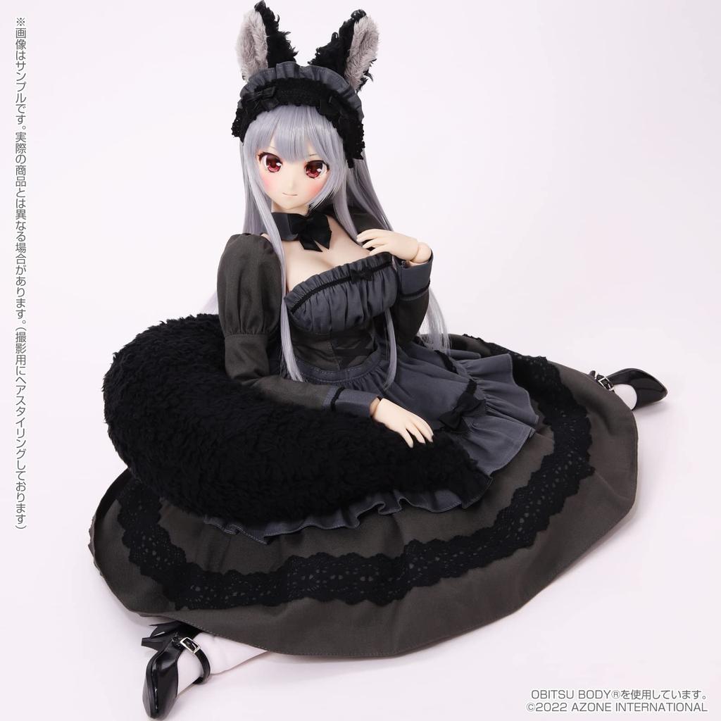 Azone International Iris Collect Layla Welcome To Mofumofu Full Moon Wolf Maid Scale Soft Vinyl Head Figure Collector Scale Doll Cafe Ver. 1/3
