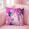 BBocchi the Rock Cushion Cover Pillow Case Soft Friendly Fabric  Concealed Zipper