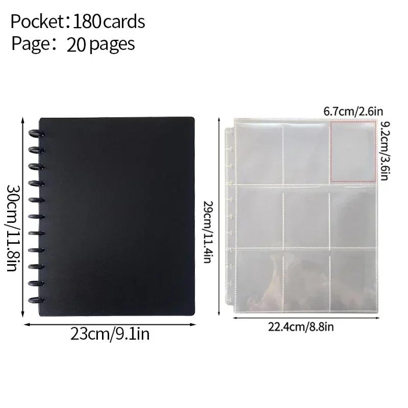 4/9Grids Kpop Photocard Binder Large Capacity Photo Album Idol Cards Storage Book Photo Protector Cover Binder With 20 Pages