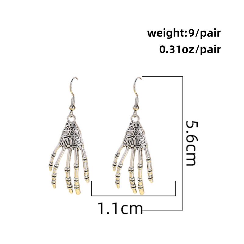 Halloween Earrings Skull Spider Pumpkin Ghost Black Cat Spooky Funny Women Jewelry