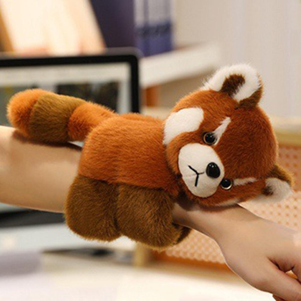 Панда Животное Плюшевый Браслет на Запястье Обезьяна Плюшевая Кукла Браслет-Хлопушка Капибара Браслет-Хлопушка Дети