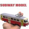 Train Tram Die-cast Toy Car Musical Light-up Children's Toy Holiday Gift