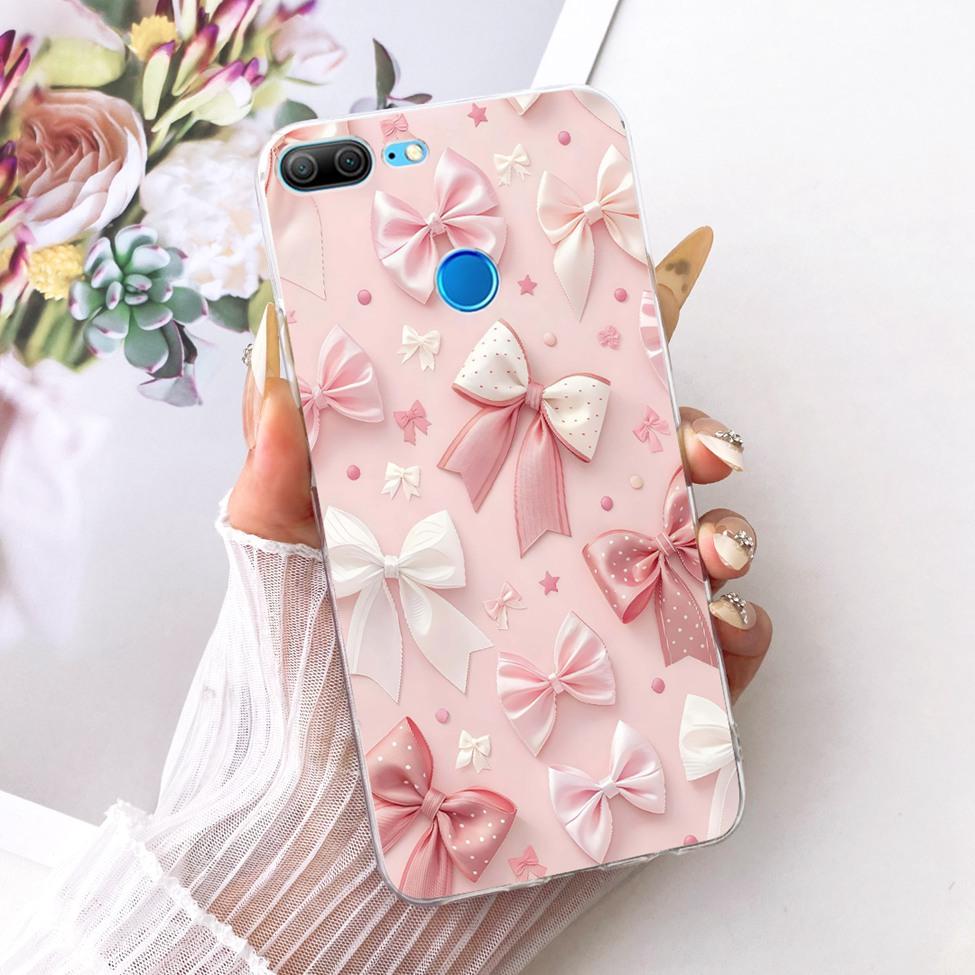 Transparent For Honor 9Lite LLD-L11 LLD-L21 Casing For Honor 9 Lite Case Cover Luxury Fashion Butterfly Funny Cute Painted